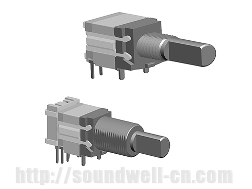 RS1002 Metal Shaft Rotary Pulses Switch RS1002 Metal Shaft Rotary Pulses Switch