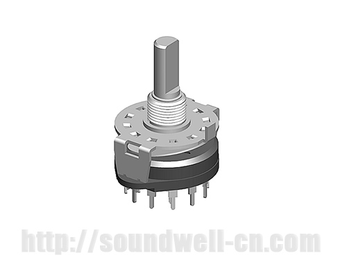 RS24 Metal Shaft Rotary Route Switch RS24 Metal Shaft Rotary Route Switch